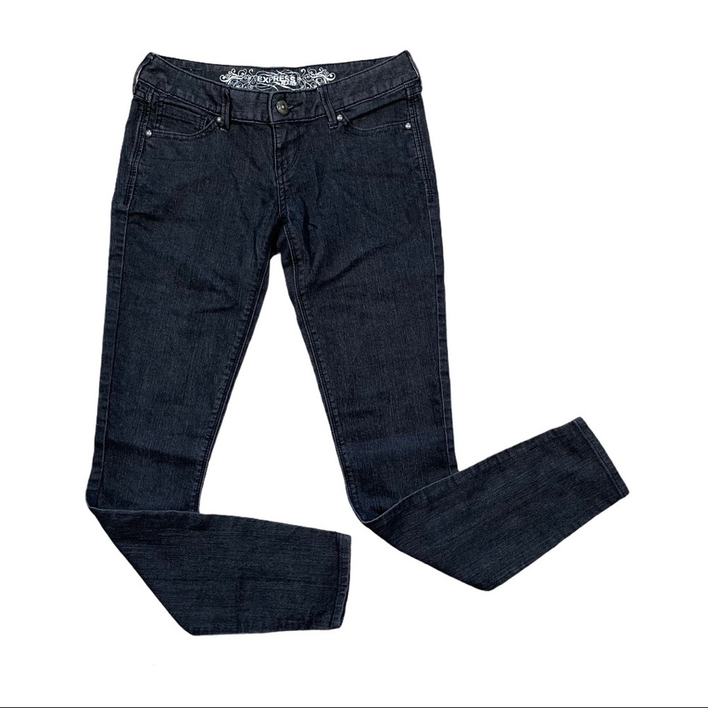 Express Black Skinny Jeans Denim 2 Jegging